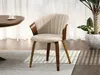 Polsterstuhl RAHMA - beige / walnuss Produktbild-Vorschau 1