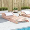 vidaXL Bain de soleil 205x80x31,5 cm bois massif douglas Voir les images du produit 2