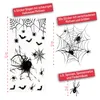 Oblique Unique Sticker Set Spinnen mit Spinnennetz Produktbild-Vorschau 2