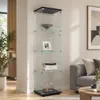 INONEFT Glazen vitrine met slot, enkelvoudige deur, 4 Productafbeelding-voorbeeld 5
