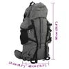Wanderrucksack Grau 100 L Oxford-Gewebe Produktbild-Vorschau 8