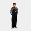 Carhartt Bib Overall Black Náhľad obrázku produktu 8
