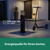 MasterLED Außenleuchte E27 IP54 mit Steckdose 60cm Schwarz Produktbild-Vorschau 4