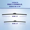 alca® Scheibenwischer ideal für RENAULT 21 Stufenheck Produktbild-Vorschau 3