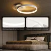HOMCOM Deckenlampe, Deckenleuchte mit Zwei-Ring-Design, Produktbild-Vorschau 6