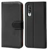 A black flip case for a smartphone is shown from the front and back. Podgląd zdjęcia produktu