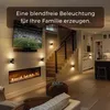 2er-Set Stecknachtlicht Zylinder Schwarz Kupfer LED 3000K Produktbild-Vorschau 4
