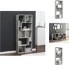 vidaXL Regál betón sivý 67x24x161 cm materiál na báze dreva Náhľad obrázku produktu 1