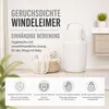 Windeleimer mit Geruchsstop, rechteckig, 20 Liter Produktbild-Vorschau 5