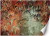 Vlies fototapete Tropische Dschungelblätter gemalt 150x105 Produktbild-Vorschau 1