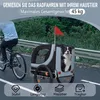 Hondenfietskar tot 40 kg - Opvouwbaar - Incl. Regenscherm - Productafbeelding-voorbeeld 2