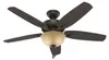 Hunter Builder Deluxe stropný ventilátor 132 cm, bronzová Náhľad obrázku produktu 1