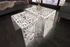 Lot de 2 tables basses élégantes ABSTRACT, couleur argent, Voir les images du produit 4