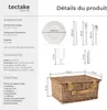 Panier pique-nique FÖHR pour 4 personnes - marron Voir les images du produit 6