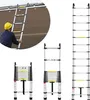 LZQ 3,8 M teleskopický skládací žebřík hliníkový žebřík Náhled obrázku produktu 1