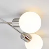 Lindby Deckenlampe Elaina, 50 cm, 3-flg., nickel, Glas, E14 Produktbild-Vorschau 3