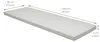 Coussin de banc Beautissu Base BK, 100 x 48 x 5 cm, gris Voir les images du produit 4