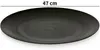 Deko-Teller 47 cm 2er Set in schwarz für drinnen & draußen Produktbild-Vorschau 2