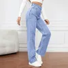 ASKSA Pantalon Femme Jeans Pantalon d'été Loose Fit Stretch Voir les images du produit 4