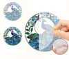 GKA Sonnenfänger Pfau 15 cm Buntglas Lichtfänger Produktbild-Vorschau 5