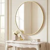 SONGMICS Wandspiegel, Spiegel rund, Metallrahmen, 80 cm d, Produktbild-Vorschau 7
