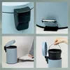 kela Kosmetikeimer Monaco blau17cm 3l 24290 frostblau Produktbild-Vorschau 5