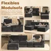 Ecksofa - Wohnzimmersofa 240 cm breit  - Couch L-Form - Produktbild-Vorschau 5