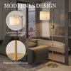 HOMCOM LED Stehlampe Stufenlos Dimmbar Stehleuchte mit Produktbild-Vorschau 8