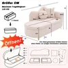 MODFU Chaiselongue Freizeitsofa Einzelsitz mit Lendenkissen Produktbild-Vorschau 4