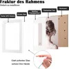 Ramka na zdjęcia 15x20cm biała, zestaw 6 drewnianych ramek Podgląd zdjęcia produktu 5