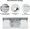 Merax Lowboard Armoire TV avec 2 portes coulissantes et Voir les images du produit 3