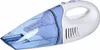 A white and blue handheld vacuum cleaner is shown against a white background. Podgląd zdjęcia produktu