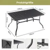 Gartentisch höhenverstellbares Aluminiumgestell rostfrei Produktbild-Vorschau 8