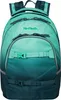 A front view of a green and teal gradient backpack. Anteprima dell’immagine prodotto