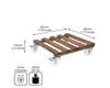 Wagner 200-87001 Multirol. GIGANT 45x45cm TK 250kg, marron Voir les images du produit 11
