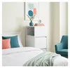 Relaxdays Nachtkastje, set van 2, met 2 lades, 1 open vak, Productafbeelding-voorbeeld 2