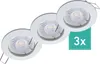 3er Set Oktaplex Einbaustrahler 3-Step dimmbar inkl. LED Produktbild-Vorschau 1