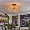 Chadid moderne Deckenlampe aus Metall/Bambus in Produktbild-Vorschau 9