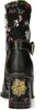 Laura Vita Damen Stiefelette Leder florales Muster Produktbild-Vorschau 3