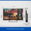 Cello 32-inch Smart LED TV voor kamperen, met DVD-speler, Productafbeelding-voorbeeld 7
