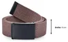 Ladeheid Herren Gürtel Stoffgürtel P10(Braun-Schwarz, 120 Produktbild-Vorschau 3