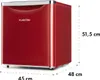 Klarstein Yummy - Kühlschrank, mit Gefrierfach, , Produktbild-Vorschau 8