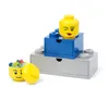 LEGO storage containers shaped like LEGO bricks and heads. Produktbild-Vorschau
