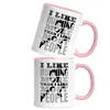 I Like Running More Than I Like Most People Tasse Rosa Produktbild-Vorschau 2