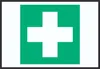 Erste Hilfe Symbol Schild A0 Rückseite selbstklebend Produktbild-Vorschau 1