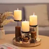 Kerzenhalter Adventskranz 4er Set, Metall Kerzenst?nder 4 Produktbild-Vorschau 4