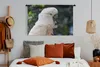MuchoWow® Wandteppich Wandbehang Nahaufnahme eines weißen Produktbild-Vorschau 4