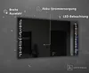Batteriebetriebener LED Spiegel 190x70 cm - Badspiegel mit Produktbild-Vorschau 4