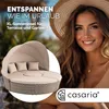 Casaria Isola Prendisole Ø185cm Salottino Polyrattan Anteprima dell’immagine prodotto 9