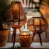 HOMLA MASAYA záhradný lampáš prírodný 15x11x61 cm Náhľad obrázku produktu 1
